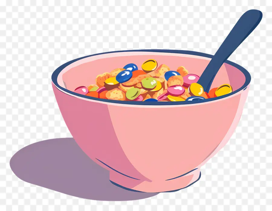 Tazón De Cereales，El Desayuno PNG