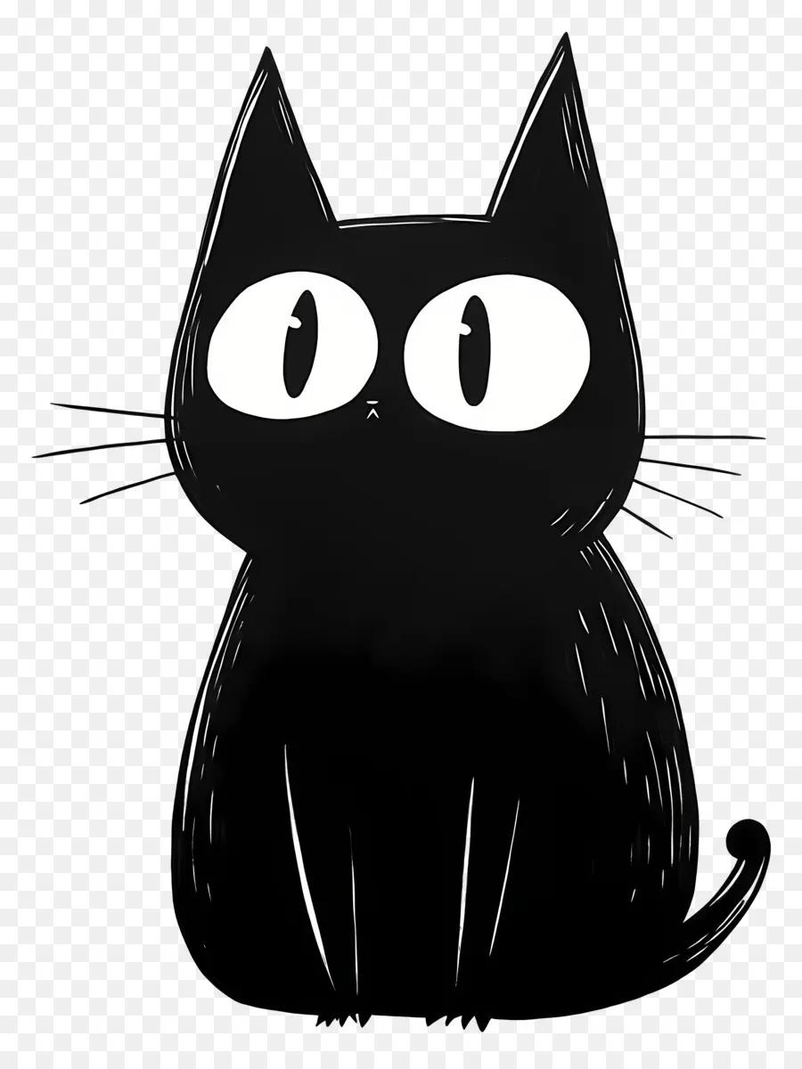 Kuromi，Gato Negro PNG