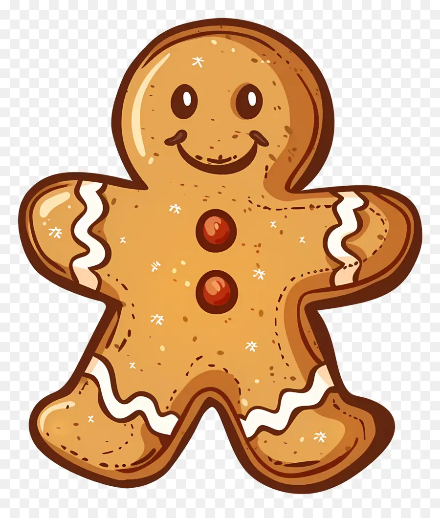 Galleta De Pan De Jengibre Navideño，Hombre De Pan De Jengibre PNG