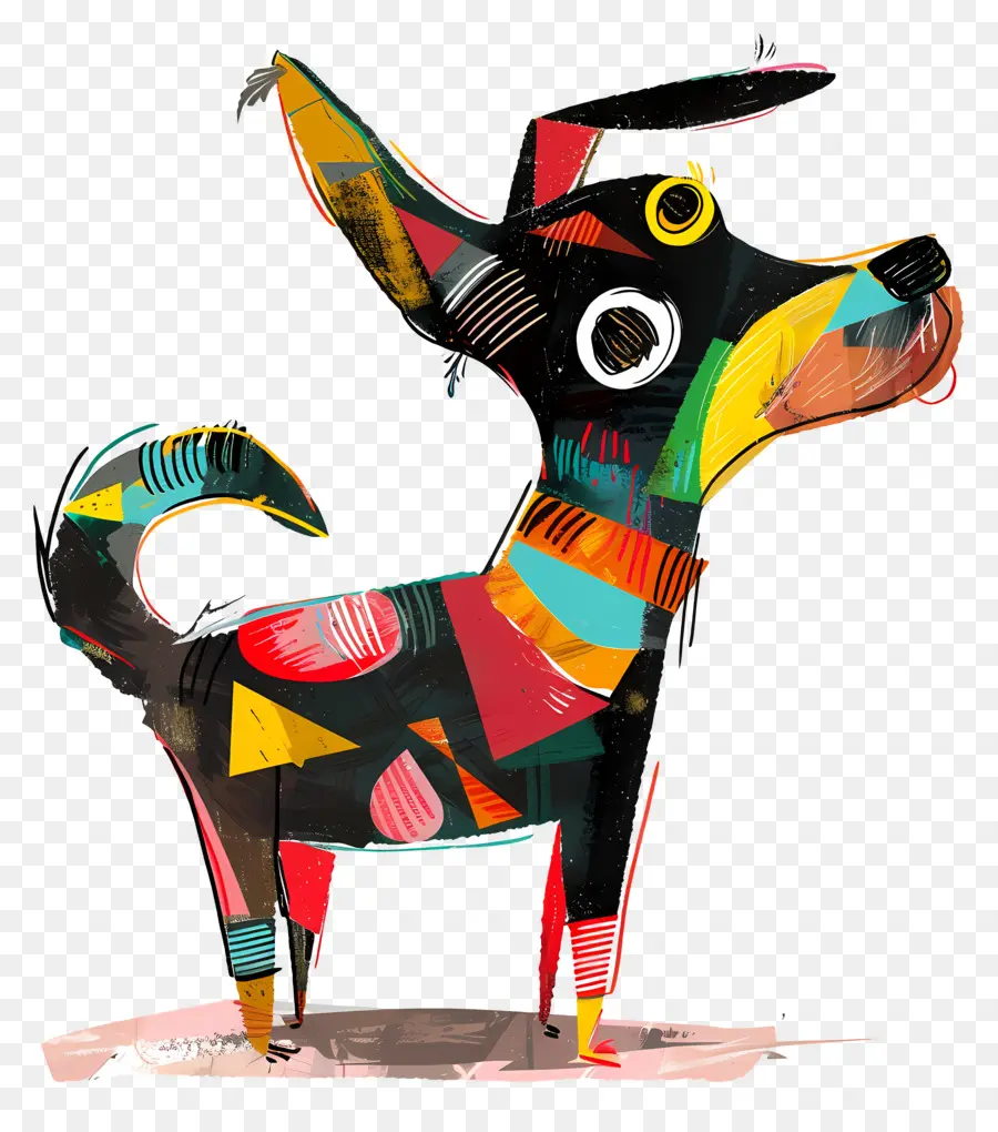 Perro，Colorido Perro PNG