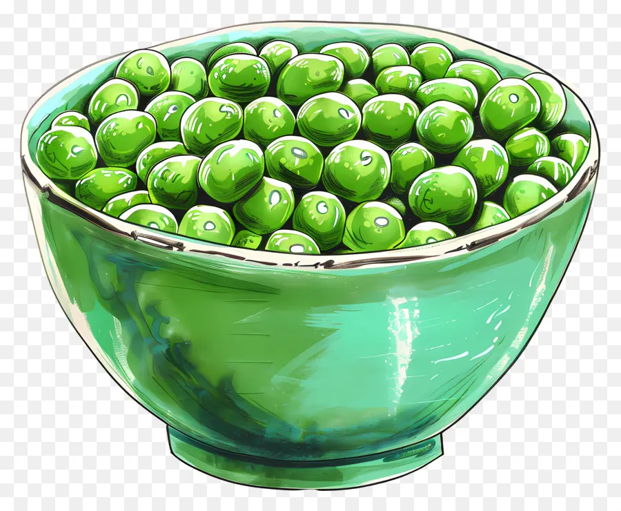 Tazón De Guisantes，Peas PNG