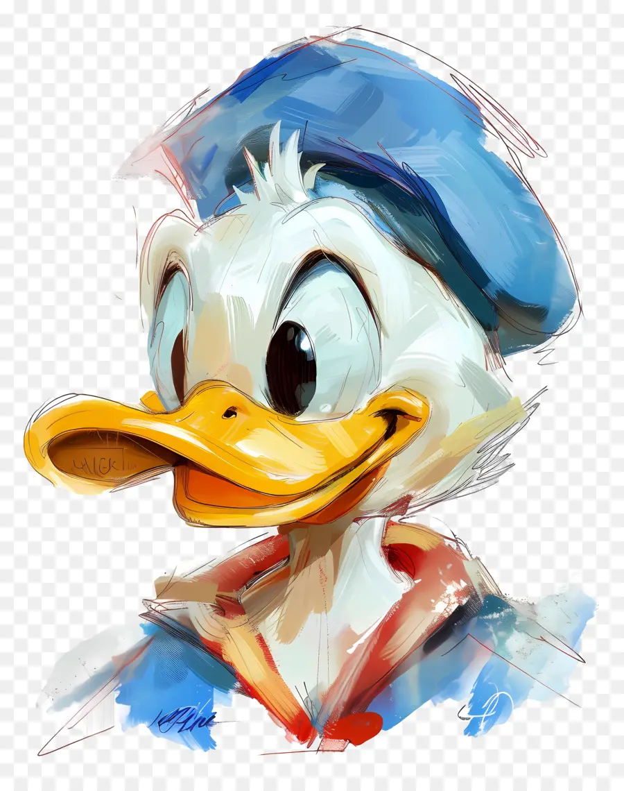 El Pato Donald En La Cabeza，Pato PNG