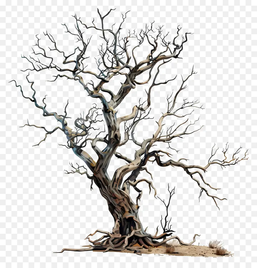 árbol Seco，Árbol Retorcido PNG