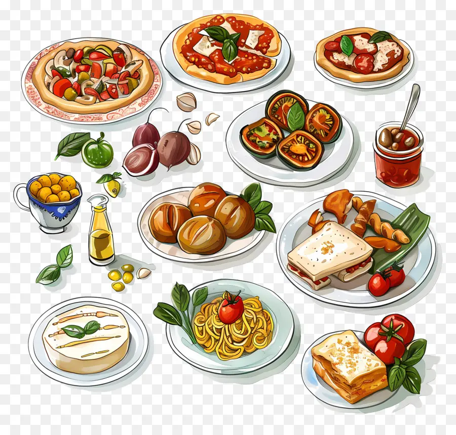 Cocina Italiana，La Comida Italiana PNG