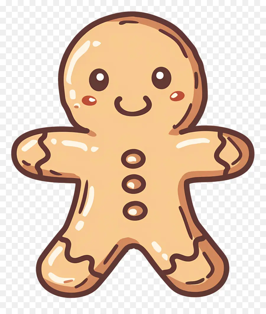 Galleta De Pan De Jengibre Navideño，Hombre De Pan De Jengibre PNG