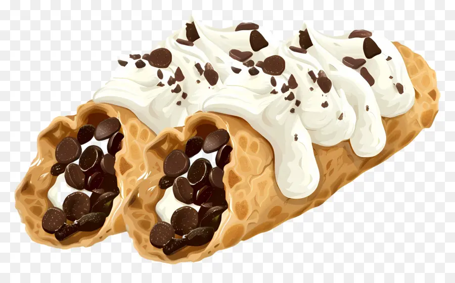 Cannoli，Crema PNG