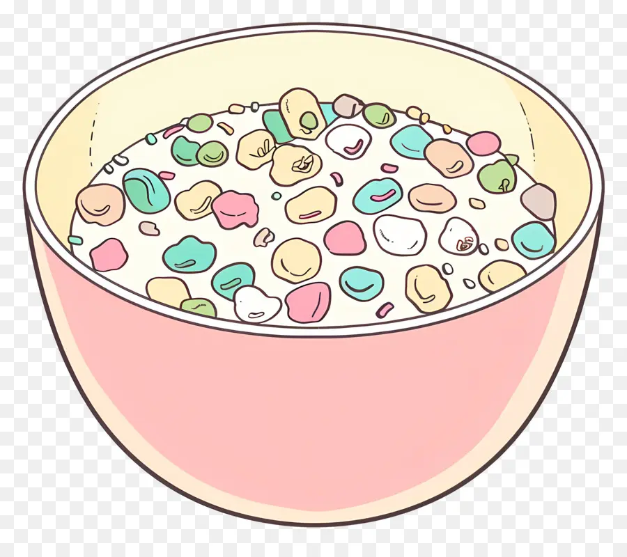 Tazón De Cereal，El Desayuno PNG