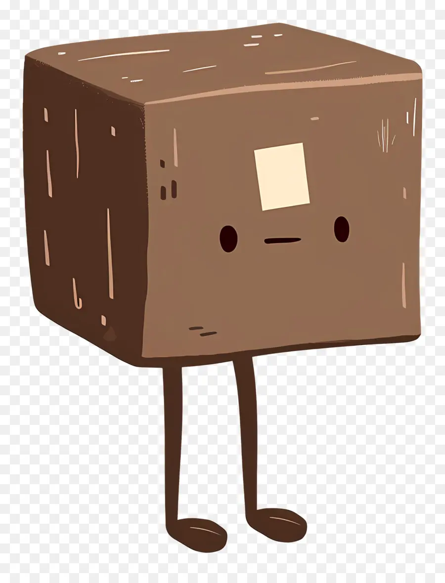 Fudge，Caja Con Piernas PNG