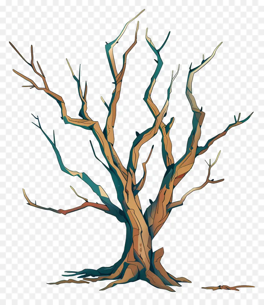 árbol Seco，árbol Retorcido PNG