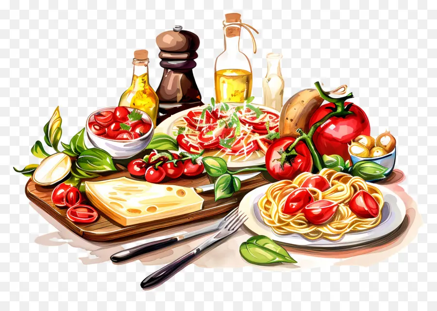 Cocina Italiana，La Pasta PNG