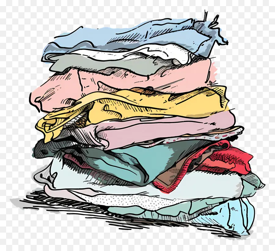 Pila De Ropa，Clothes PNG