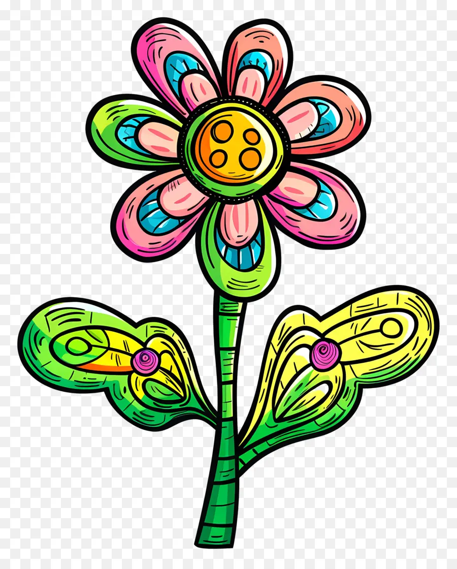 Flor，Flor Colorida PNG