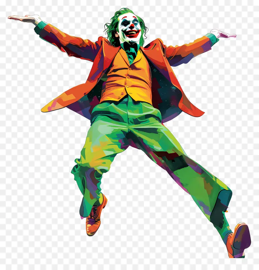 Joker，Colorido Payaso PNG