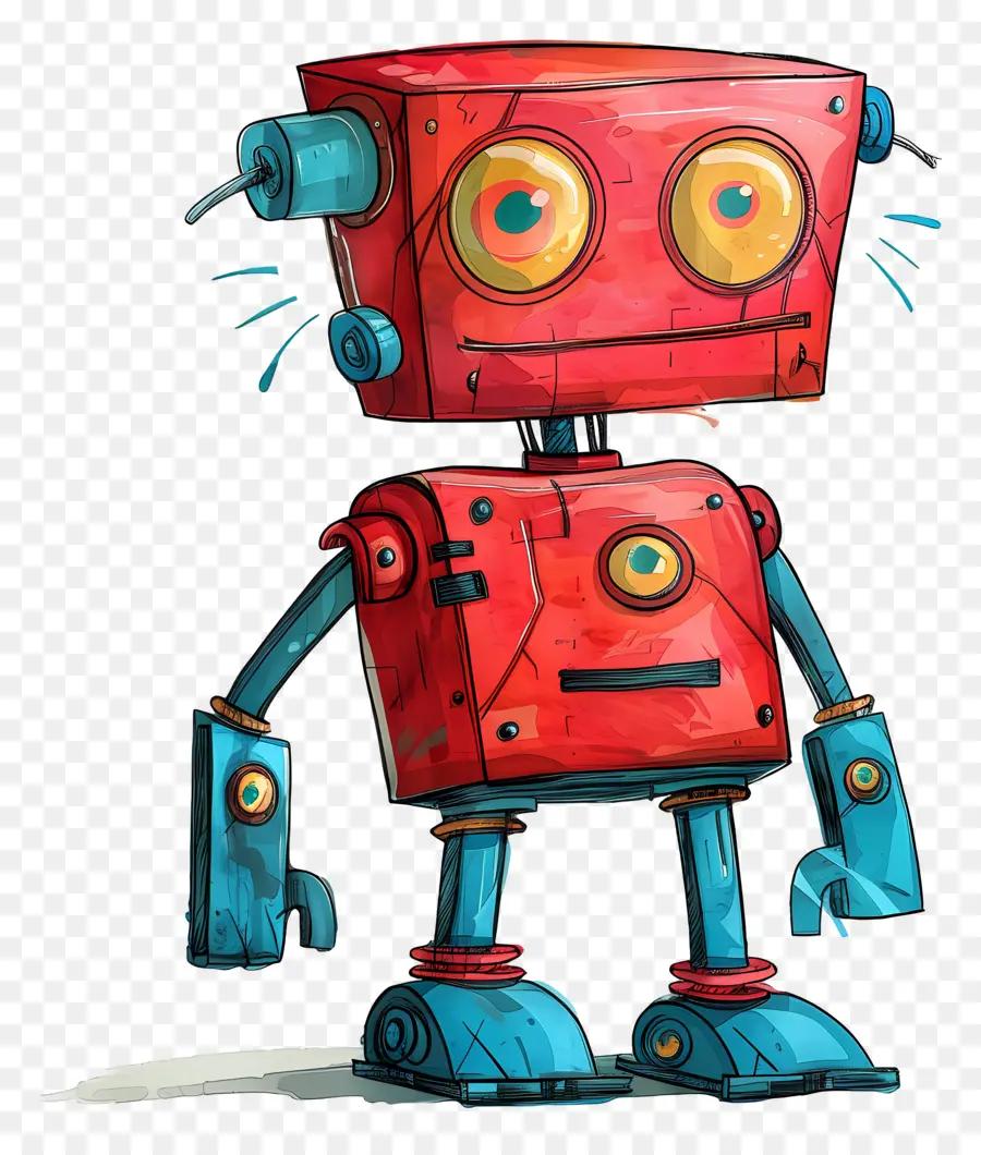 Robot De Dibujos Animados，Robot PNG