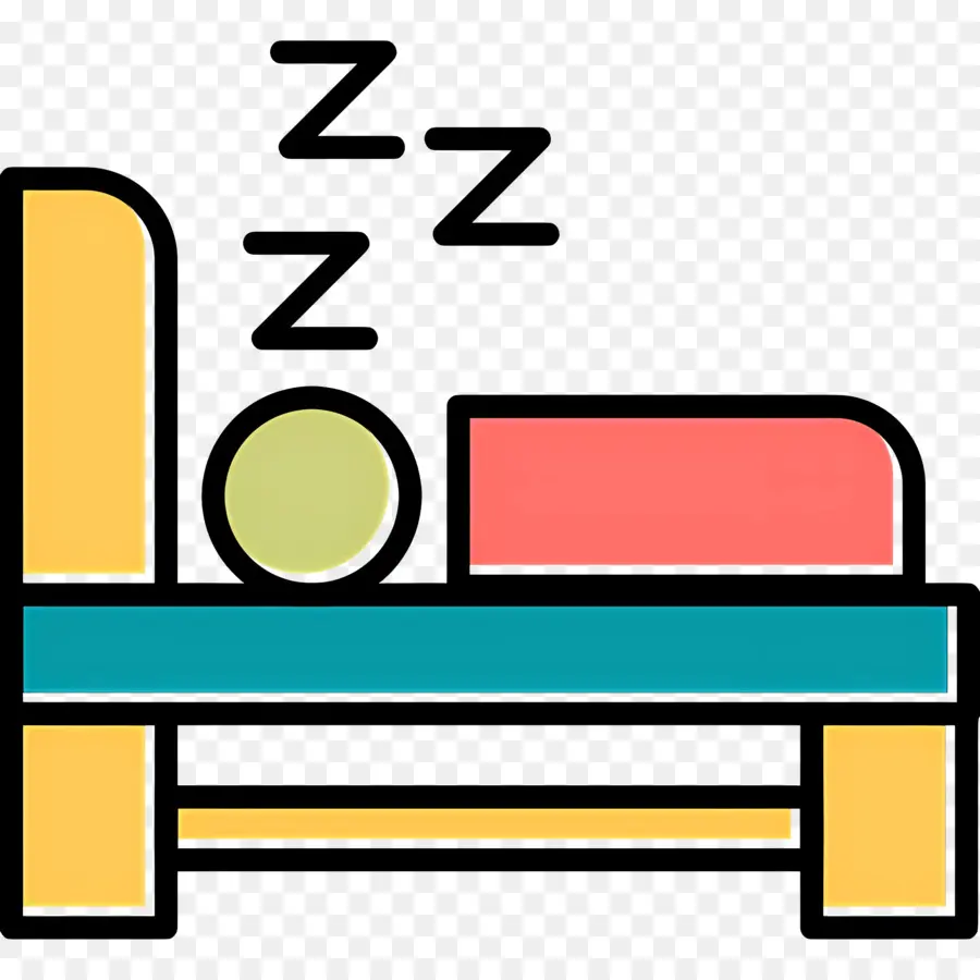 Persona Que Duerme，Cama PNG