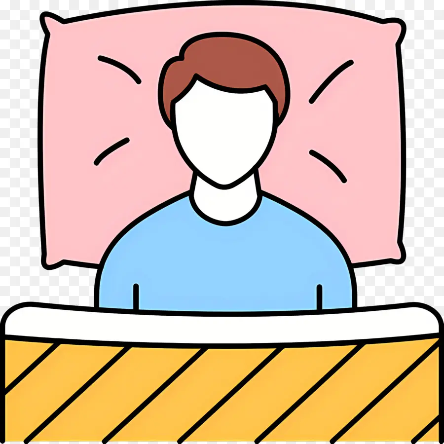 Gente Duerme，Persona En La Cama PNG