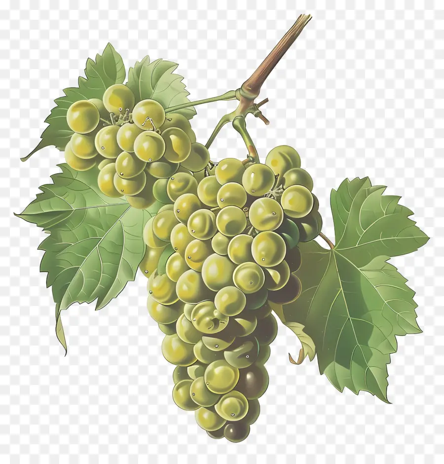 Uvas Verdes，Las Uvas PNG