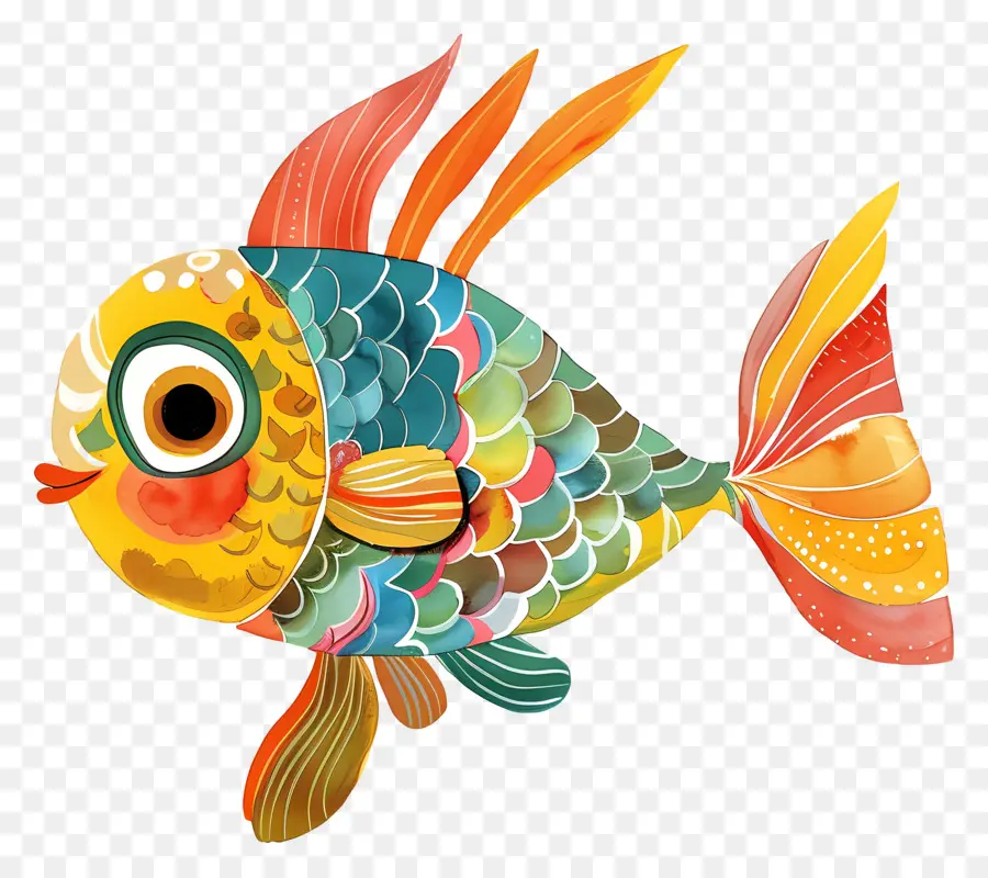 Peces De Colores，Acuáticos PNG