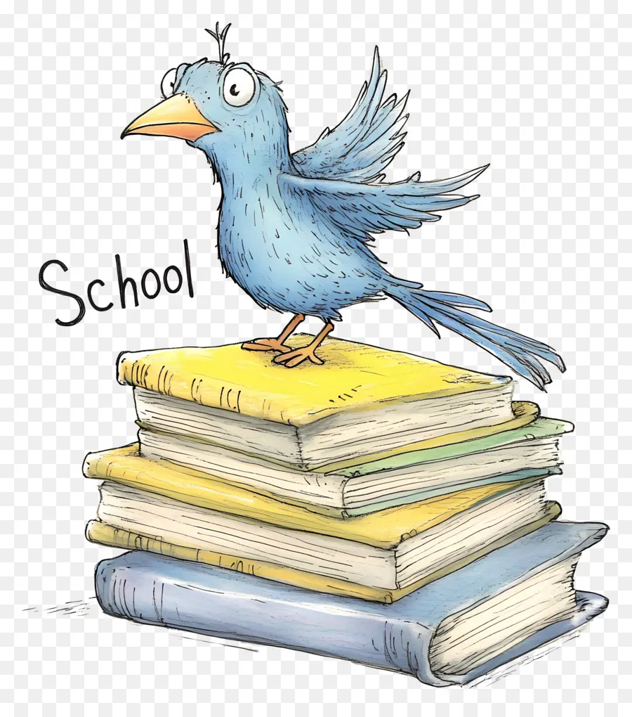 Bird On Books，La Escuela PNG