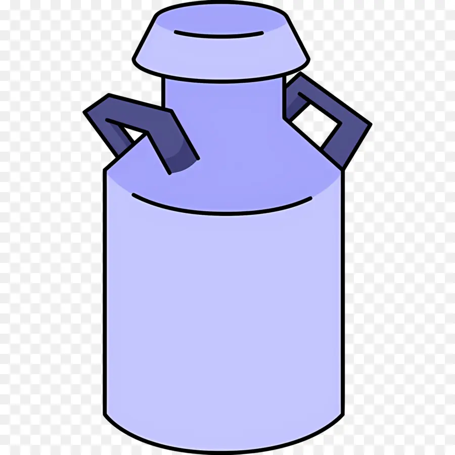 Recipiente De Leche，Lata De Leche Azul PNG