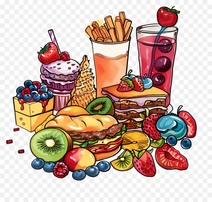 La Comida，Comida Surtida PNG