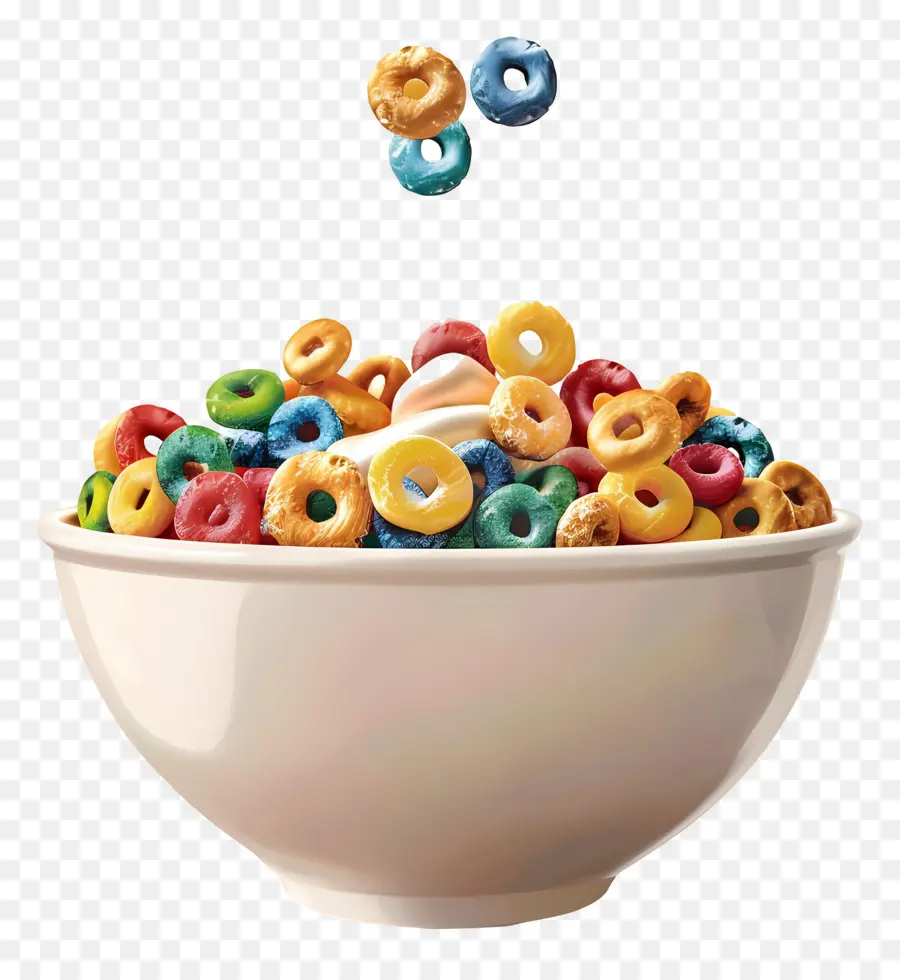 Tazón De Cereales，Cereal Colorido PNG