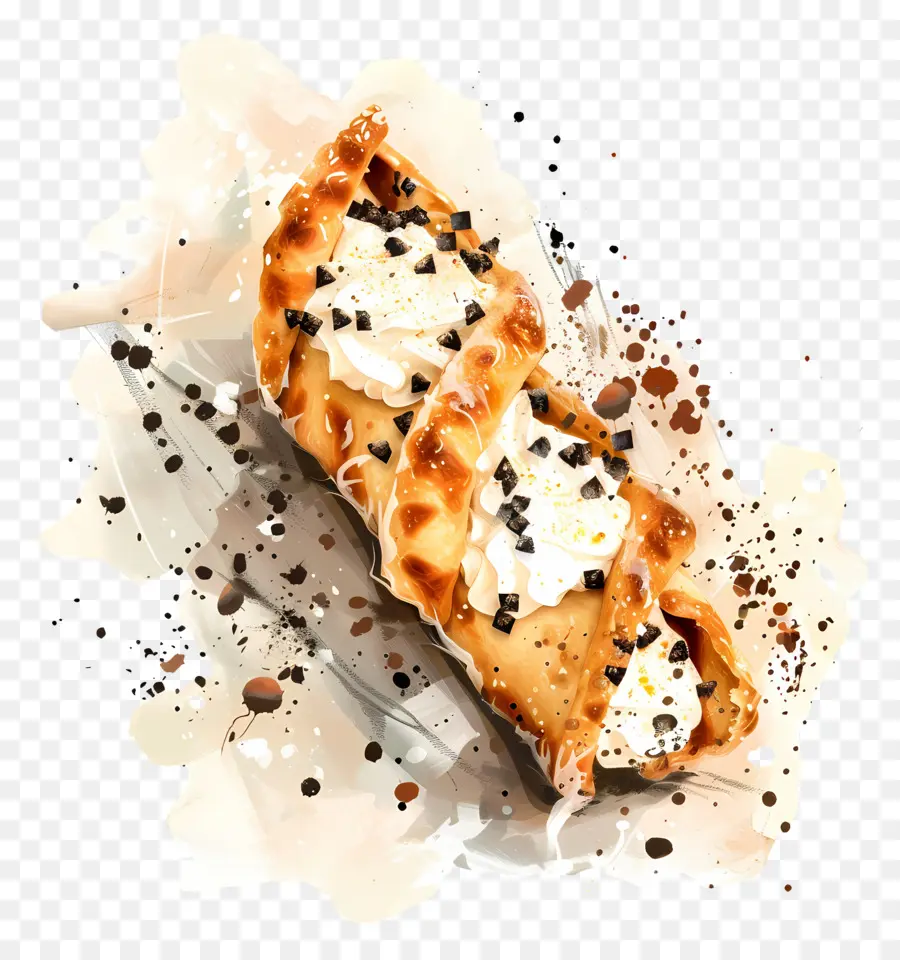 Cannoli，De Postre PNG