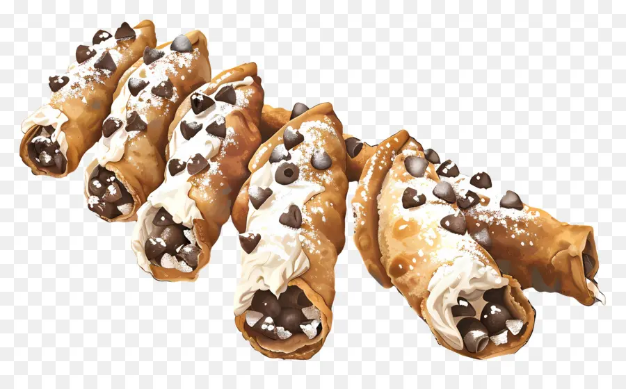 Cannoli，Pasteles PNG