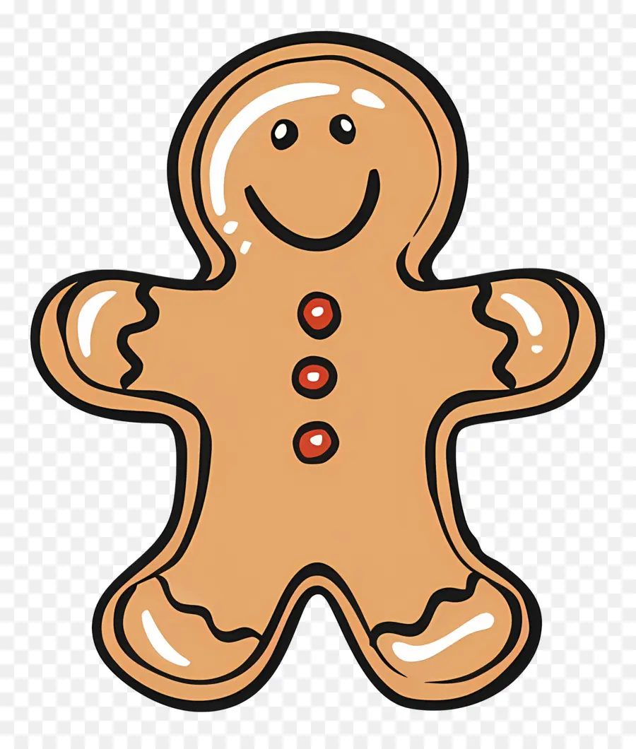 Galleta De Pan De Jengibre Navideño，Hombre De Pan De Jengibre PNG