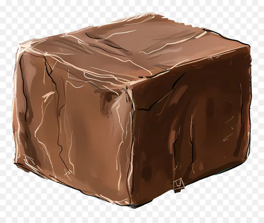 Dulce De Azúcar，Cubo De Chocolate PNG