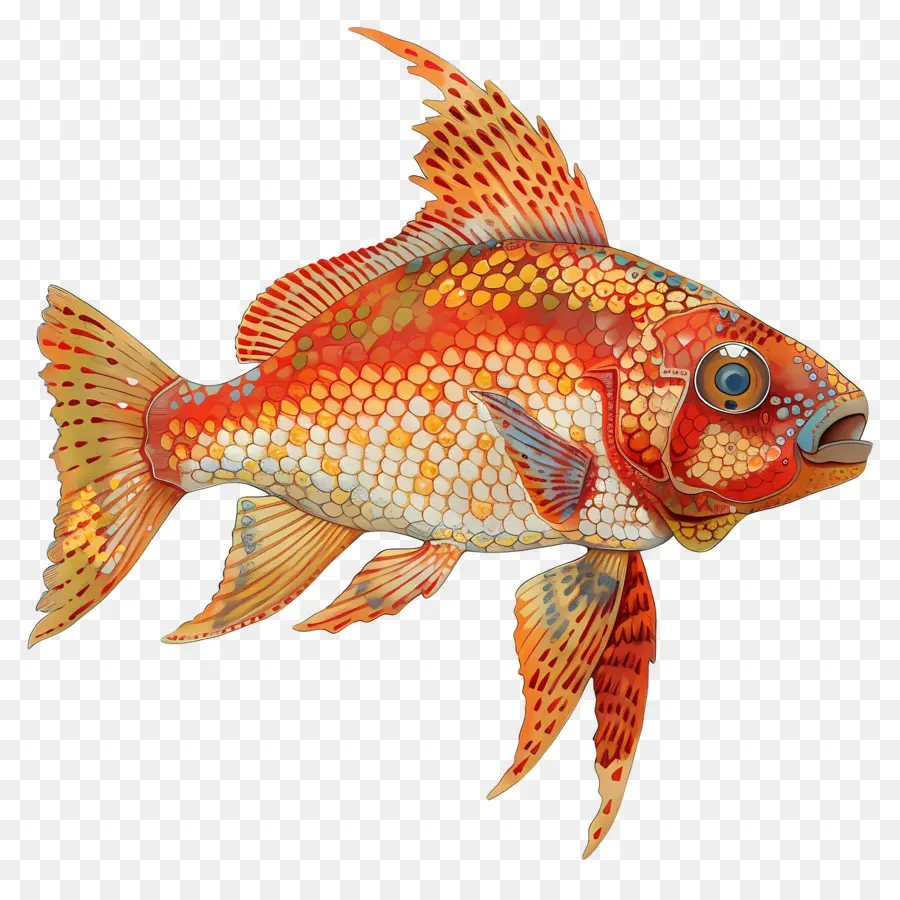 Dibujos Animados De Pescado，Peces De Colores PNG