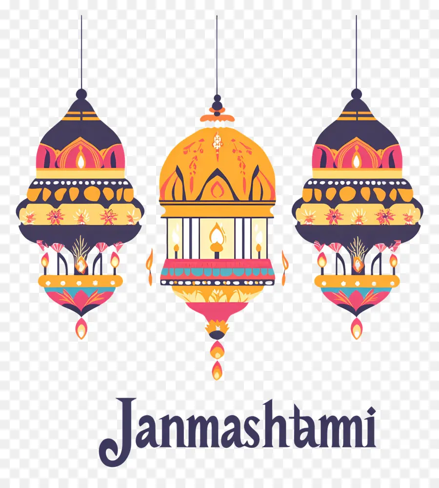 Janmashtami，Linternas Janmashtami PNG