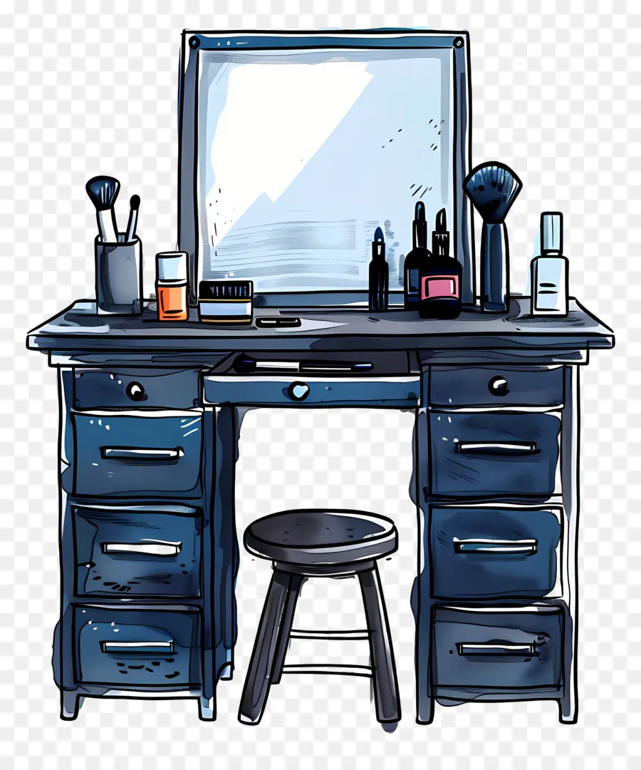 Escritorio De Maquillaje，Mesa De Tocador PNG