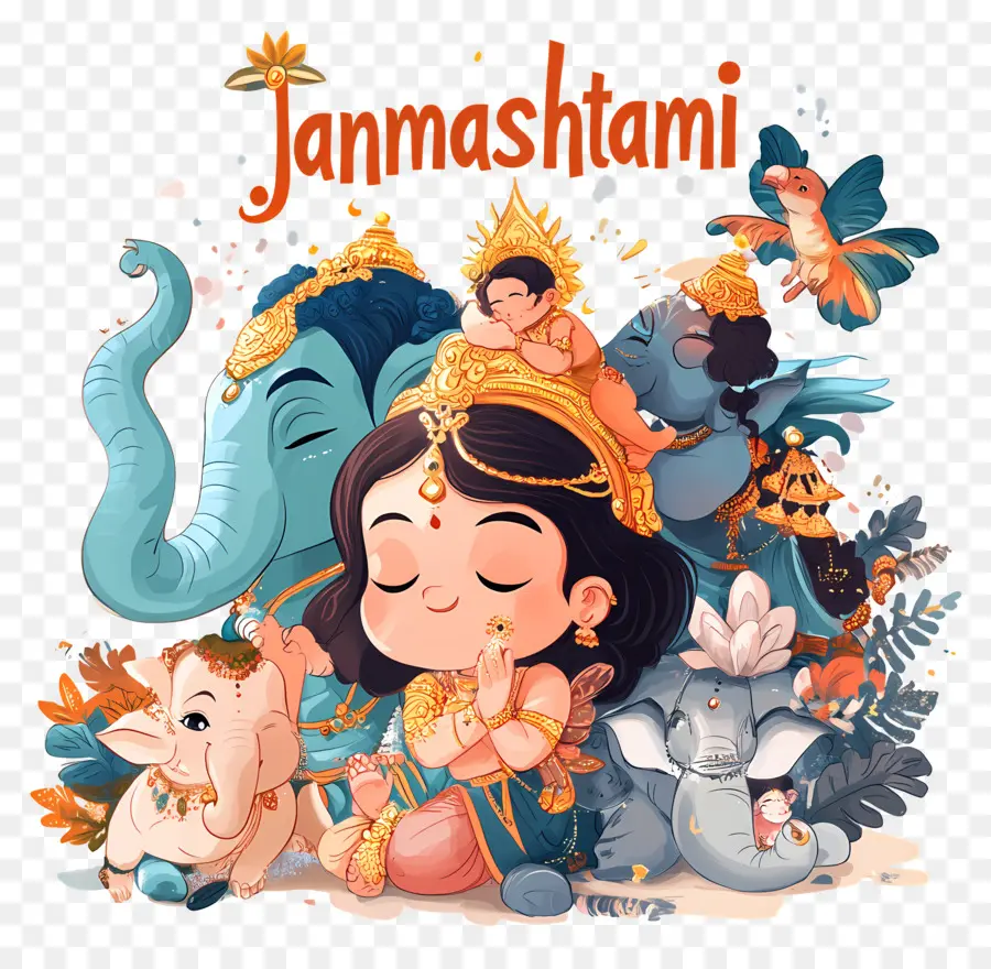 Janmashtami，Krishna PNG