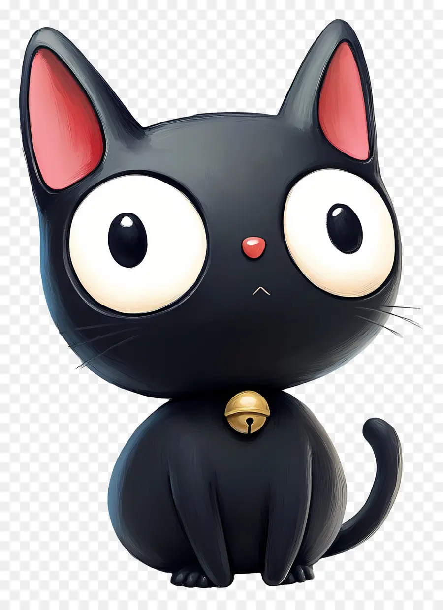 Kuromi，Gato Negro PNG