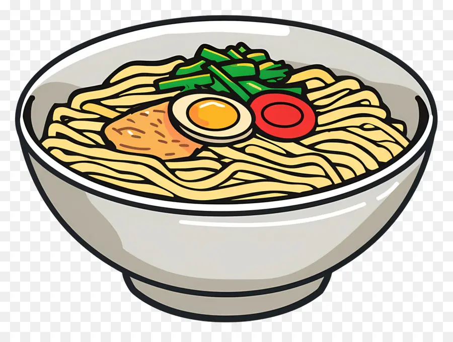 Fideos Ramen，Tazón De Ramen PNG