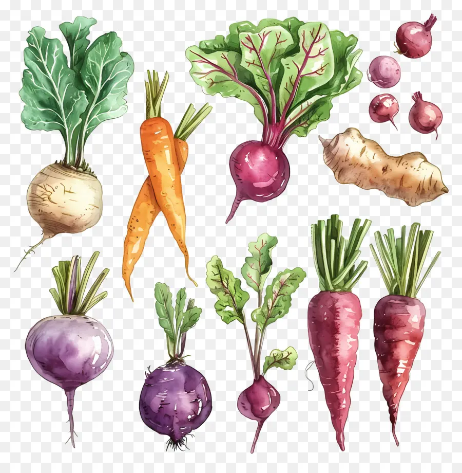 Verduras，Verduras Coloridas PNG