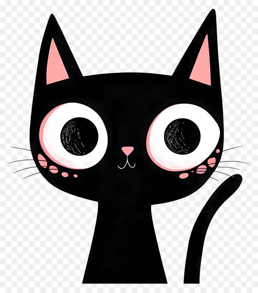 Kuromi，Gato Negro PNG