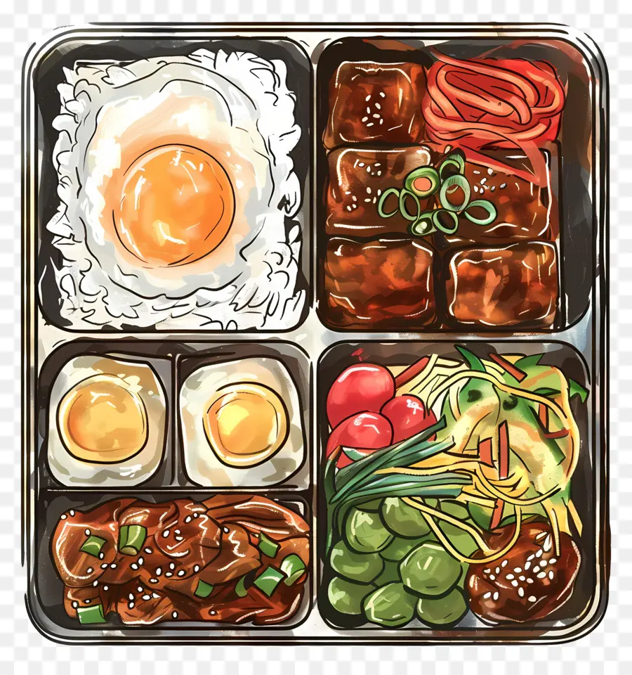 Bento，Caja Bento PNG