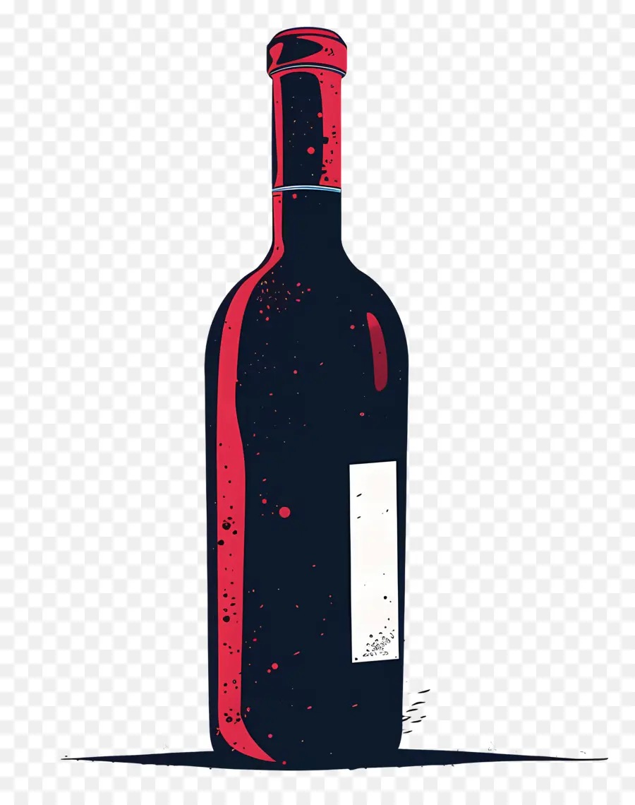 Botella De Vino，Rojo PNG