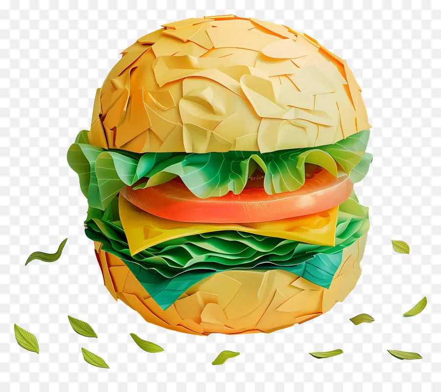 Hamburgo，Hamburguesa De Papel PNG