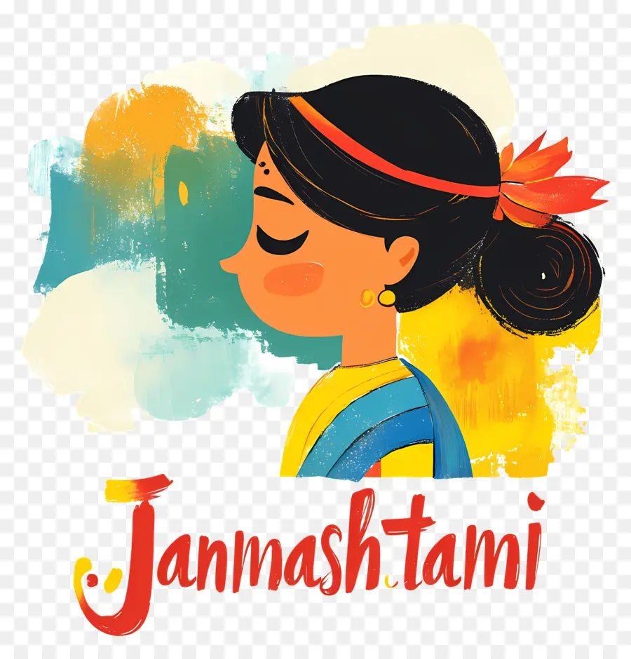 Janmashtami，Mujer PNG