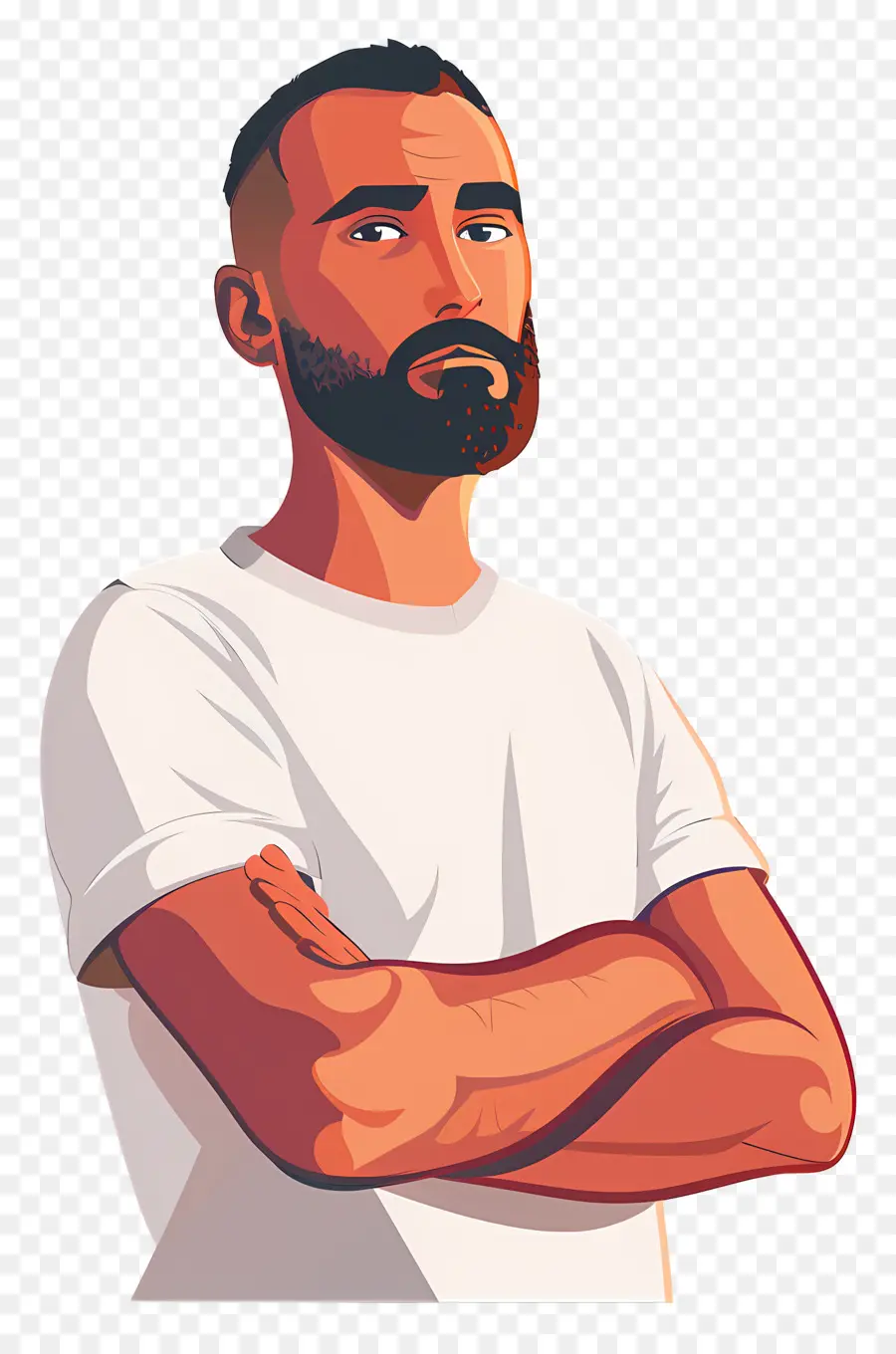 Dibujos Animados De Hombre，El Hombre Con Barba PNG