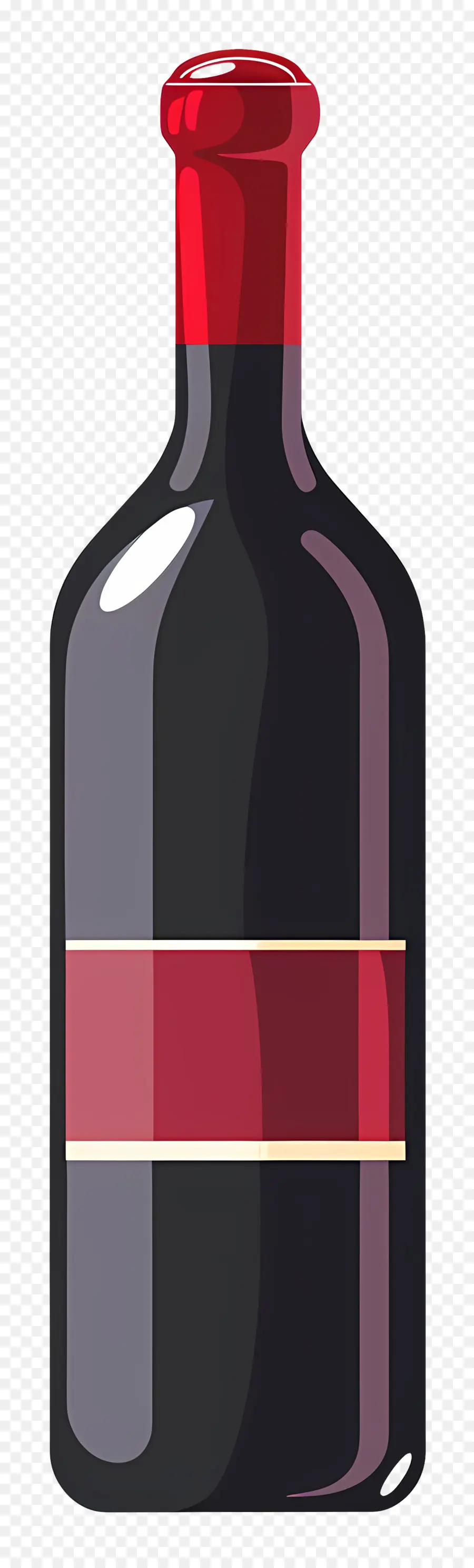 Botella De Vino，Rojo PNG