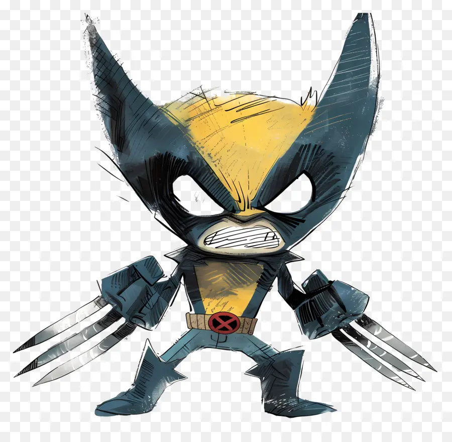 Wolverine，Dibujos Animados De Wolverine PNG