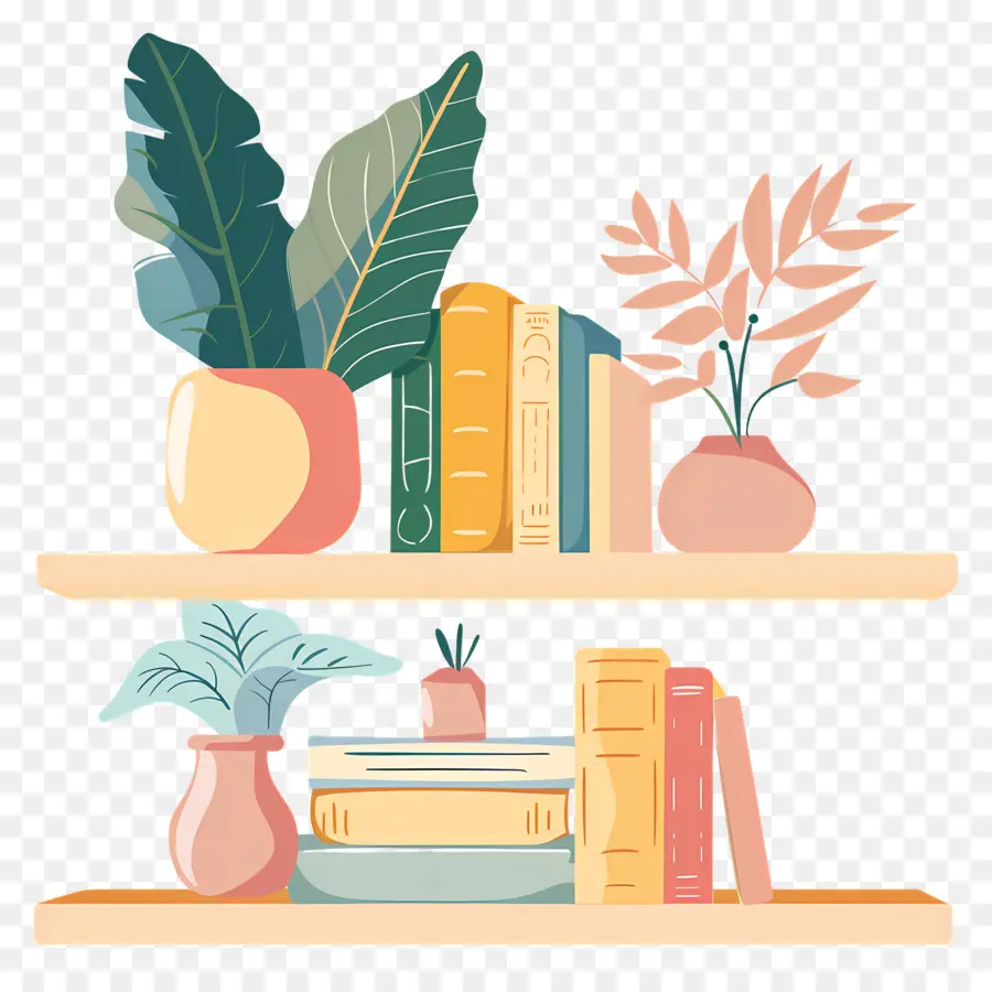 Muebles De Estante，Bookshelf PNG