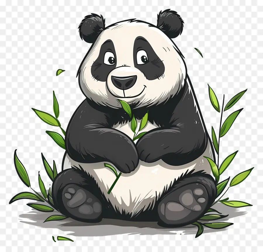 De Dibujos Animados Panda，Panda PNG