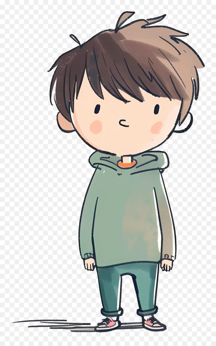 Chico Dudoso，Cartoon Boy PNG