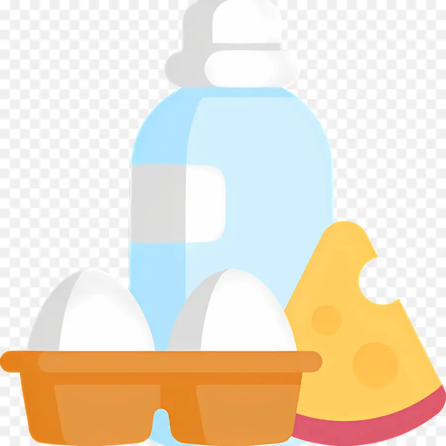 Leche Y Lácteos，Huevos, Leche Y Queso PNG