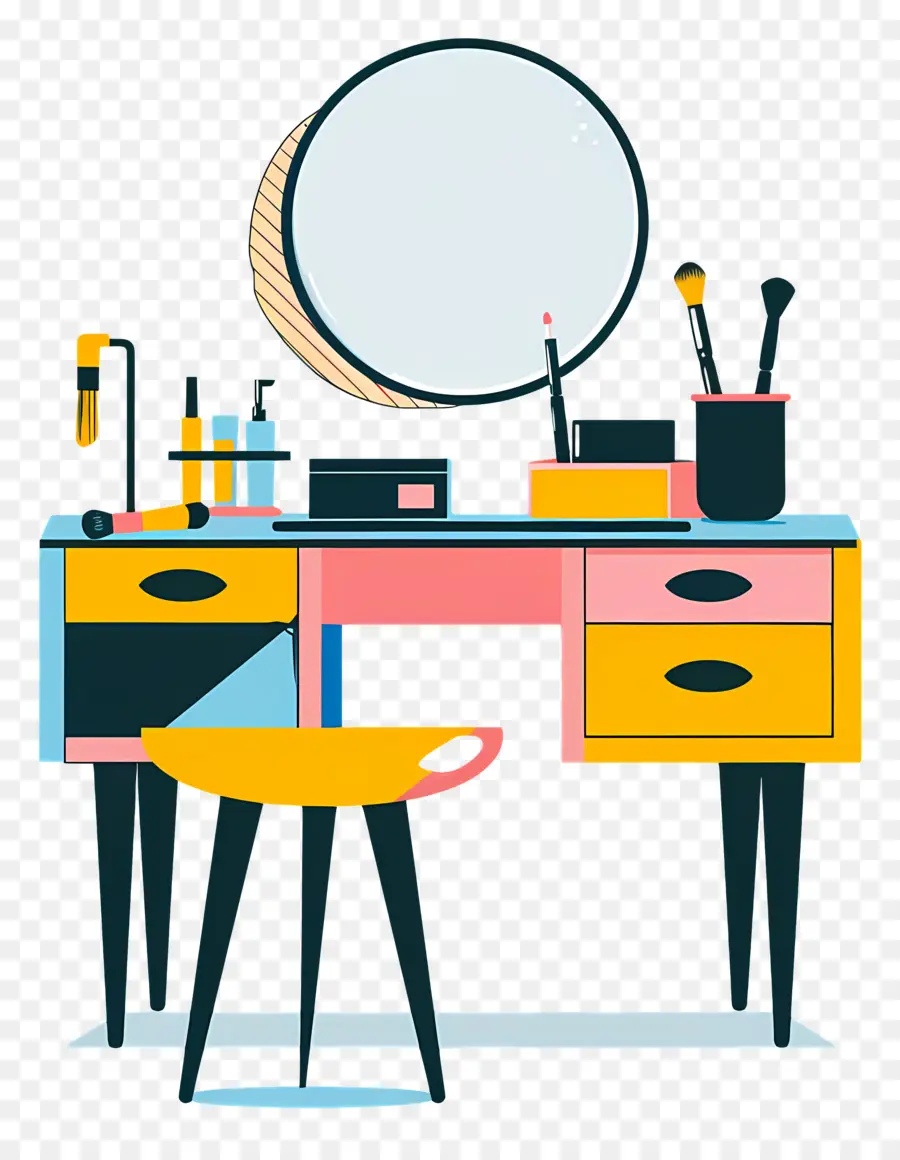 Escritorio De Maquillaje，Mesa De Tocador PNG